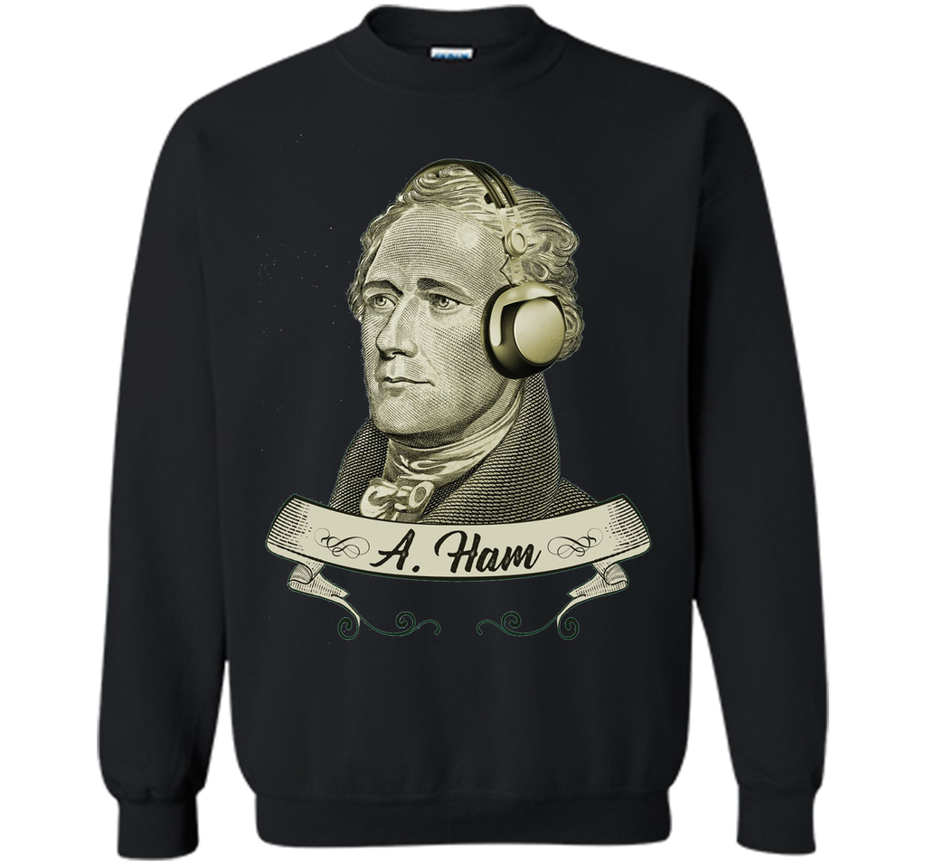 Hamilton Listening to Music T-shirt - Funny Headphones Tee