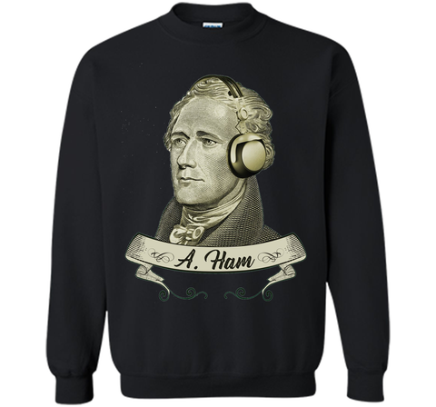 Hamilton Listening to Music T-shirt - Funny Headphones Tee