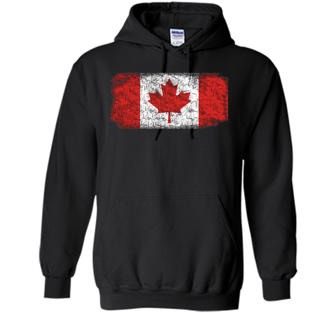 Worn Out Canada Flag T-shirt for Canada Day