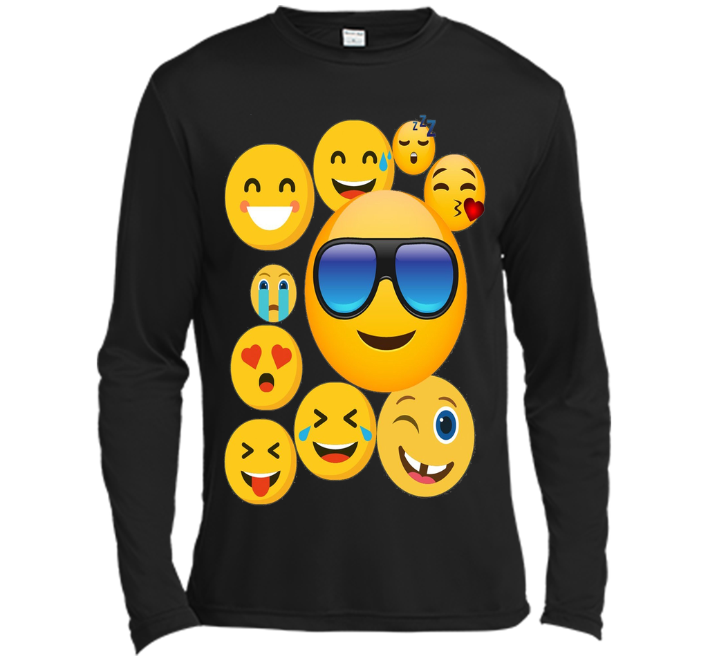 emoji wear -shirt Emoticon Cute smileys Face T-Shirt