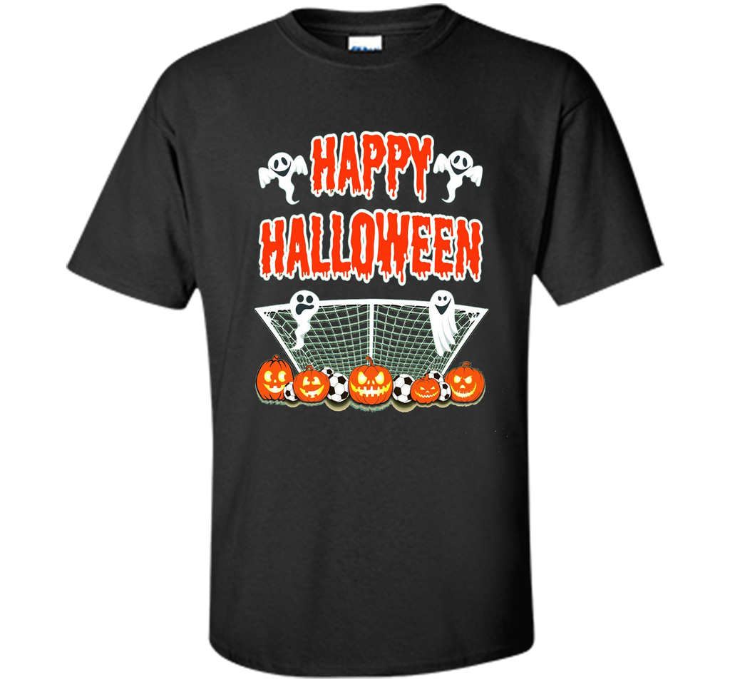 Soccer Halloween Pumpkin Ghost T-Shirt Happy Halloween cool shirt
