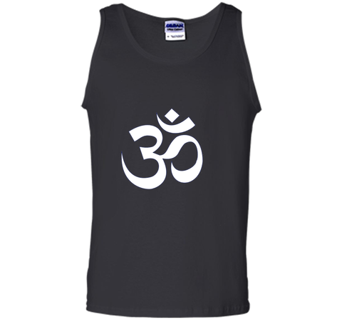 White Ohm Om Symbol Yoga Namaste T-Shirt