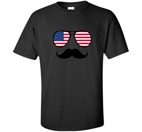 Funny Glasses Flag Shirt 4th of July for Men Women Kids