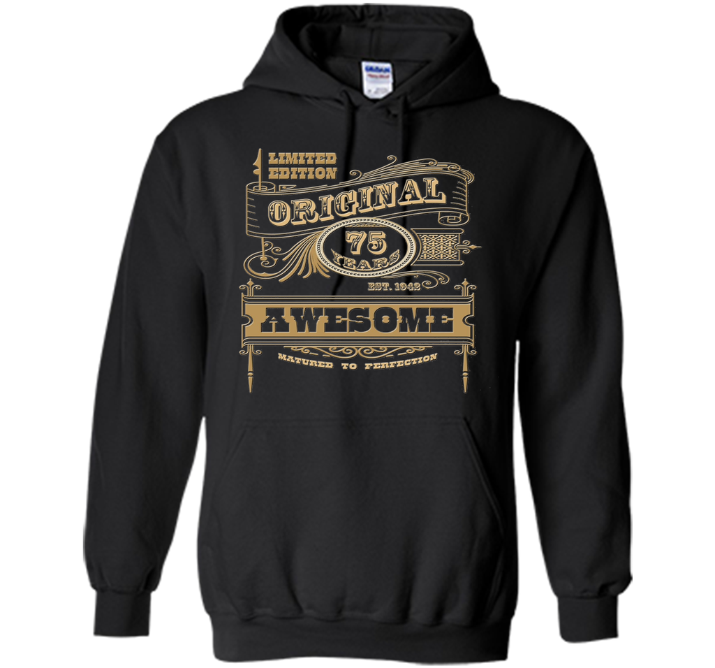 Best 75th Birthday Made in 1942 Awesome T-Shirt Gift Idea