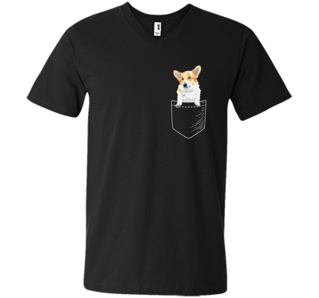 Corgi in Pocket Shirt