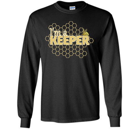 Bee t shirt I'm a Keeper funny beekeeper tee