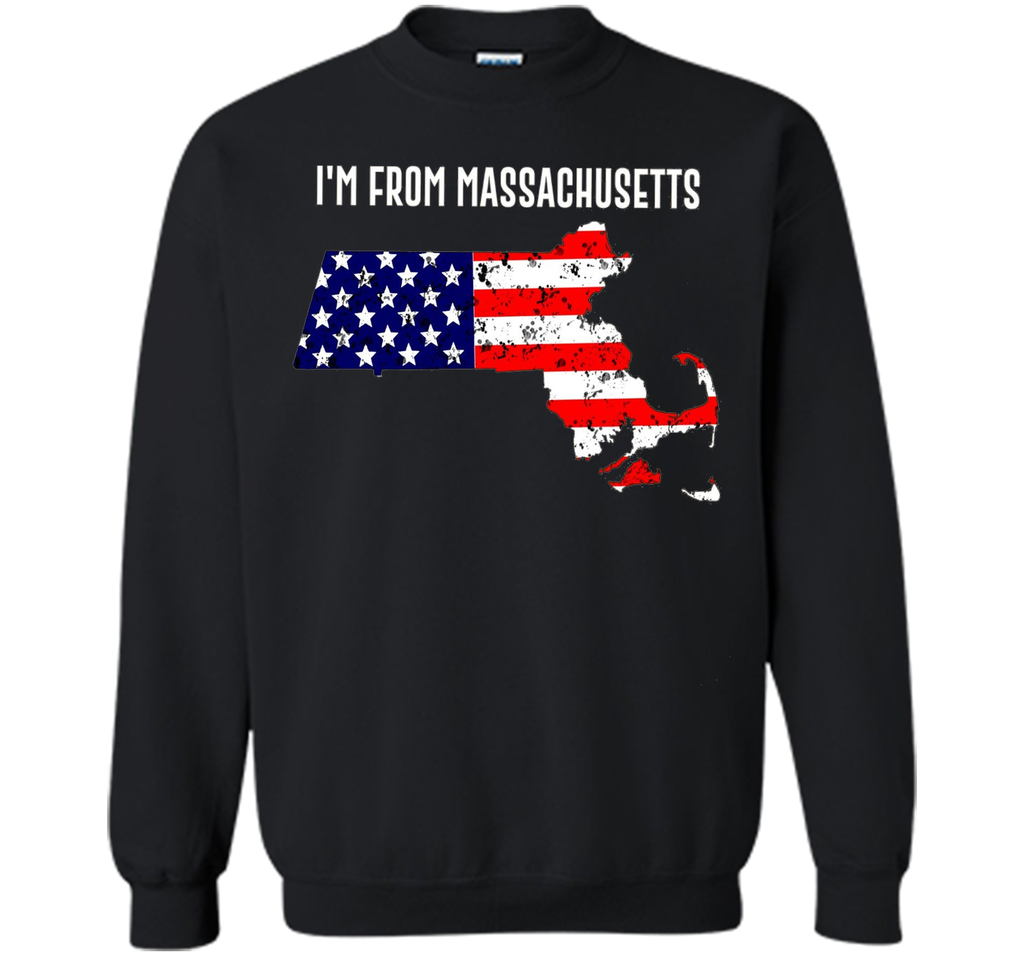 Proud of Massachusetts-US flag Independence day Tshirt