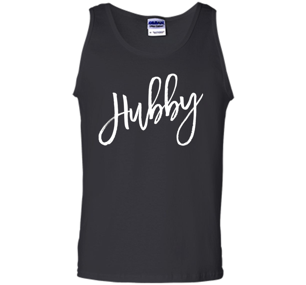 Mens Elegant Bachelor Party Shirt Hubby Black