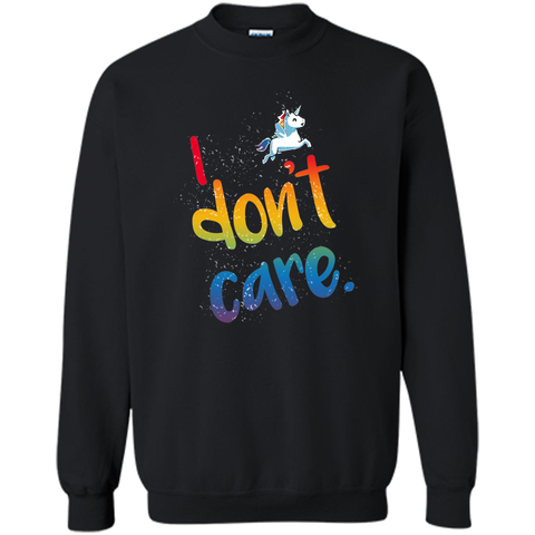 I don't care! lovely unicorn t shirt