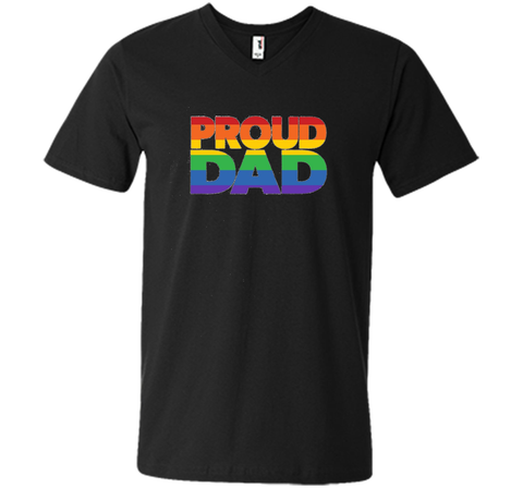 Gay Pride Shirt Proud Dad LGBT parent t-shirt Father's Day