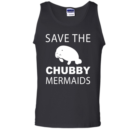 Women's Save The Chubby Mermaids Manatees Apparel T-Shirt