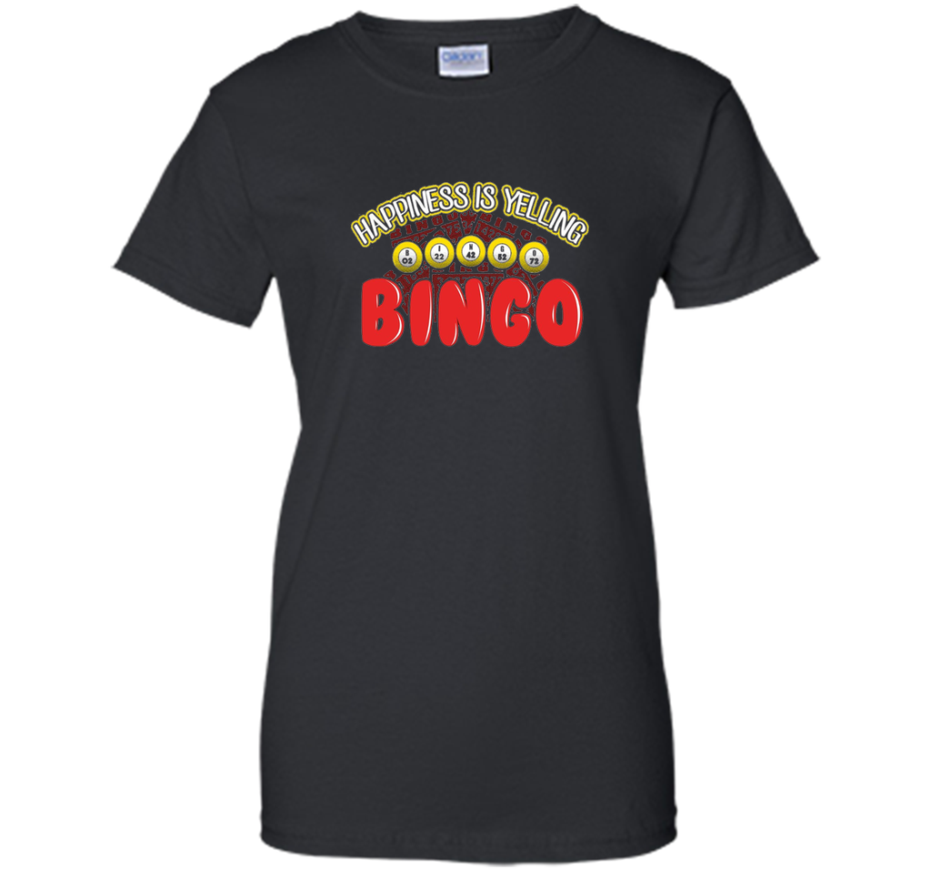 Yelling Bingo Shirt for Players Funny Game Shirt