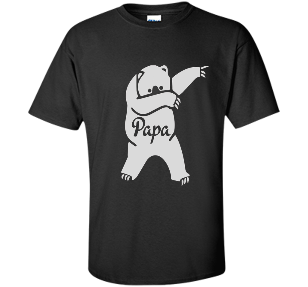Papa Bear Cute Dabbing Funny Dab Dance Gift Shirt for Father