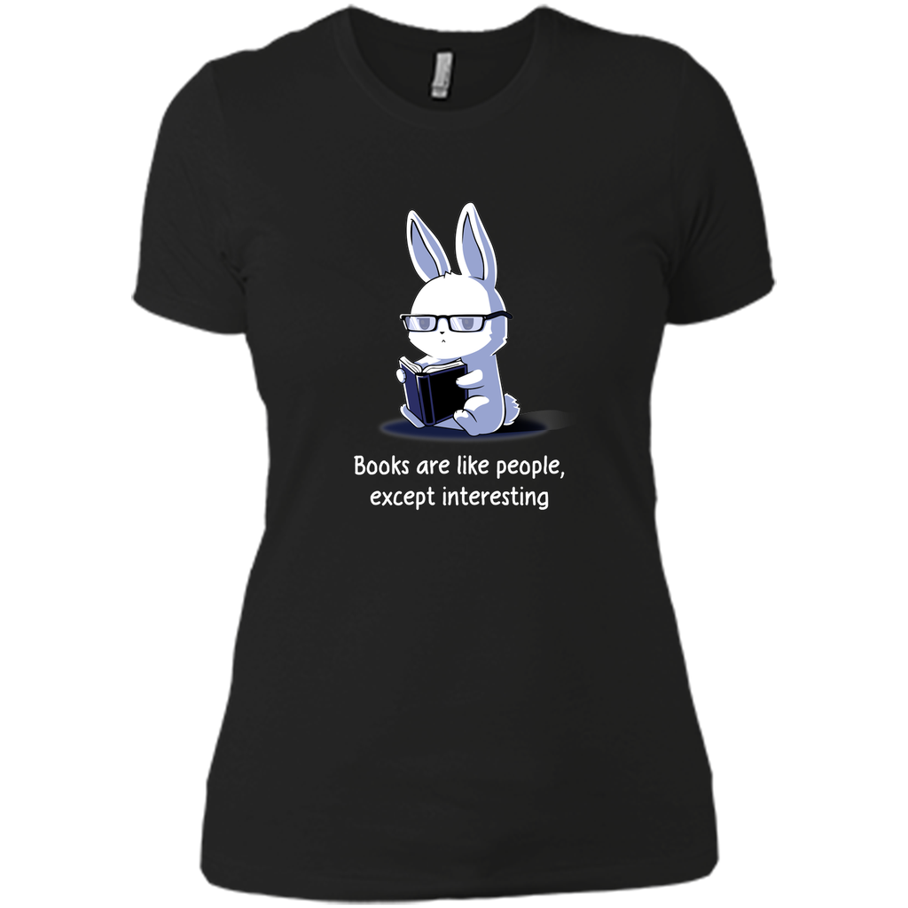 Books are like people, except interesting-rabbit-lovely animal