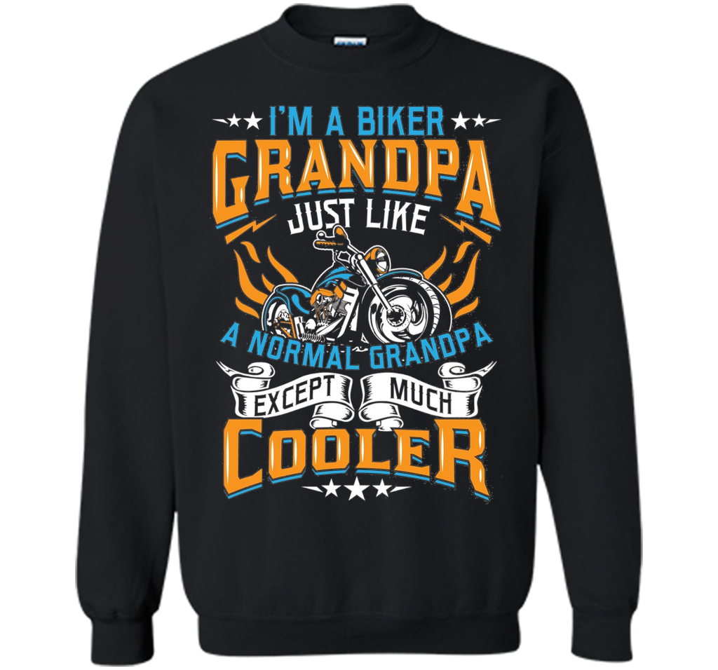 Men's Biker Grandpa Normal Except Much Cooler - Motorcyle T-Shirt