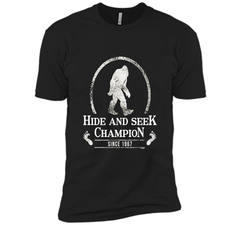 Hide & Seek Champion Since 1967 T-shirt Funny Bigfoot Gift