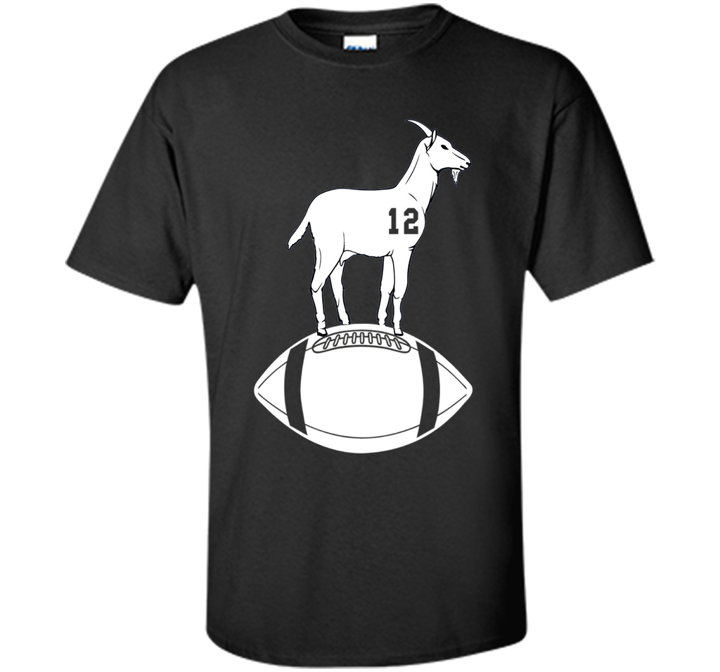 Number 12 Goat Shirt - The Greatest Of All Time