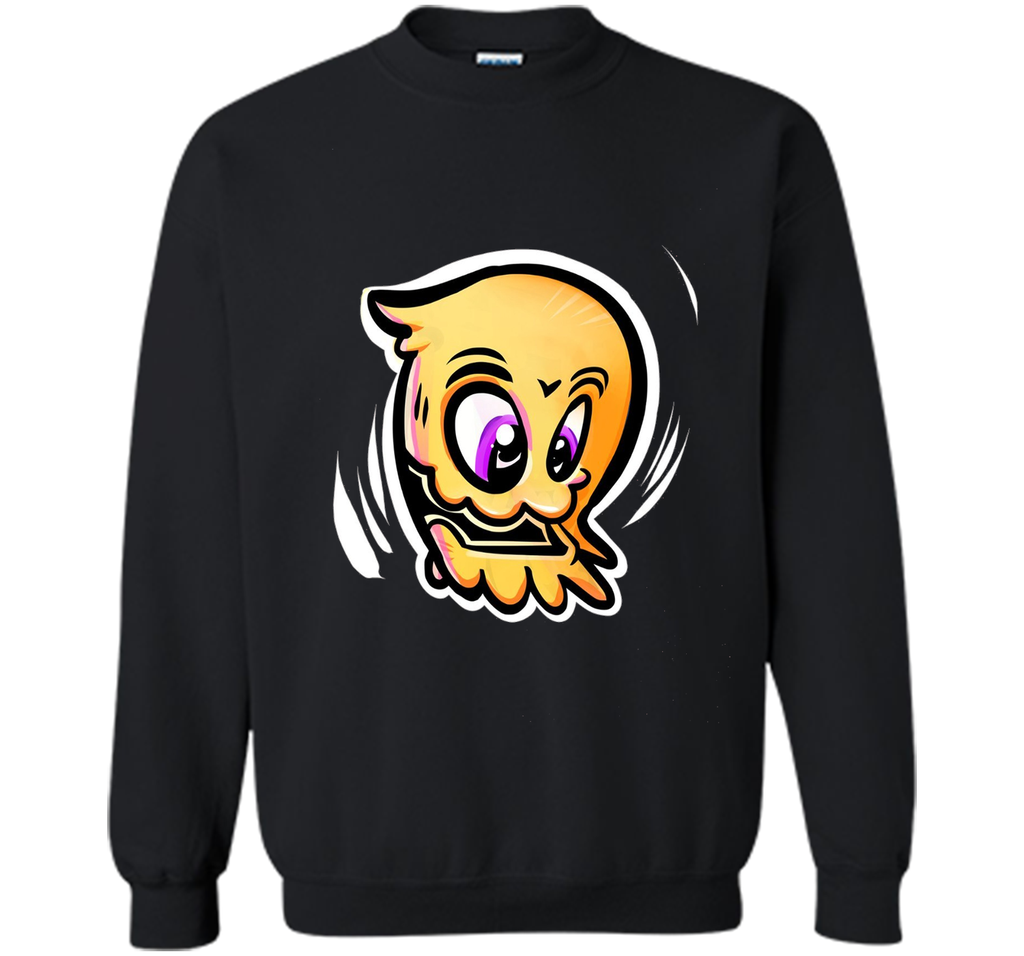 Funny Ghost Cartoon Skull Design Tee Gift Ghosts Fun T-Shirt cool shirt