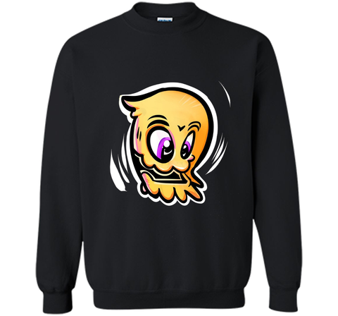 Funny Ghost Cartoon Skull Design Tee Gift Ghosts Fun T-Shirt cool shirt