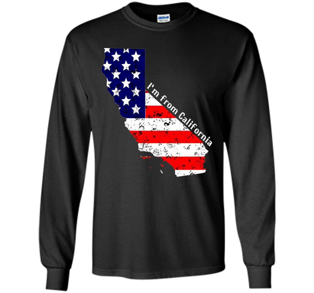 Proud of California USA flag Independence day Tshirt