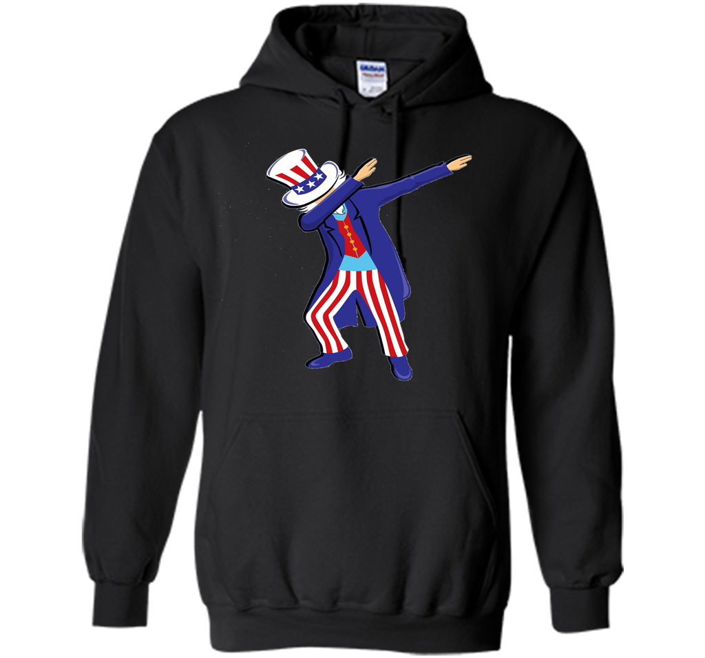 Dabbing Uncle Sam Shirt Funny 4th of July Boys Girls Adults