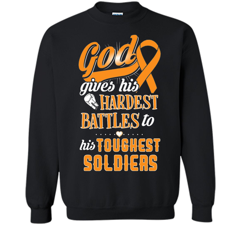God Gives His Hardest Battles To His Toughest Soldiers Shirt