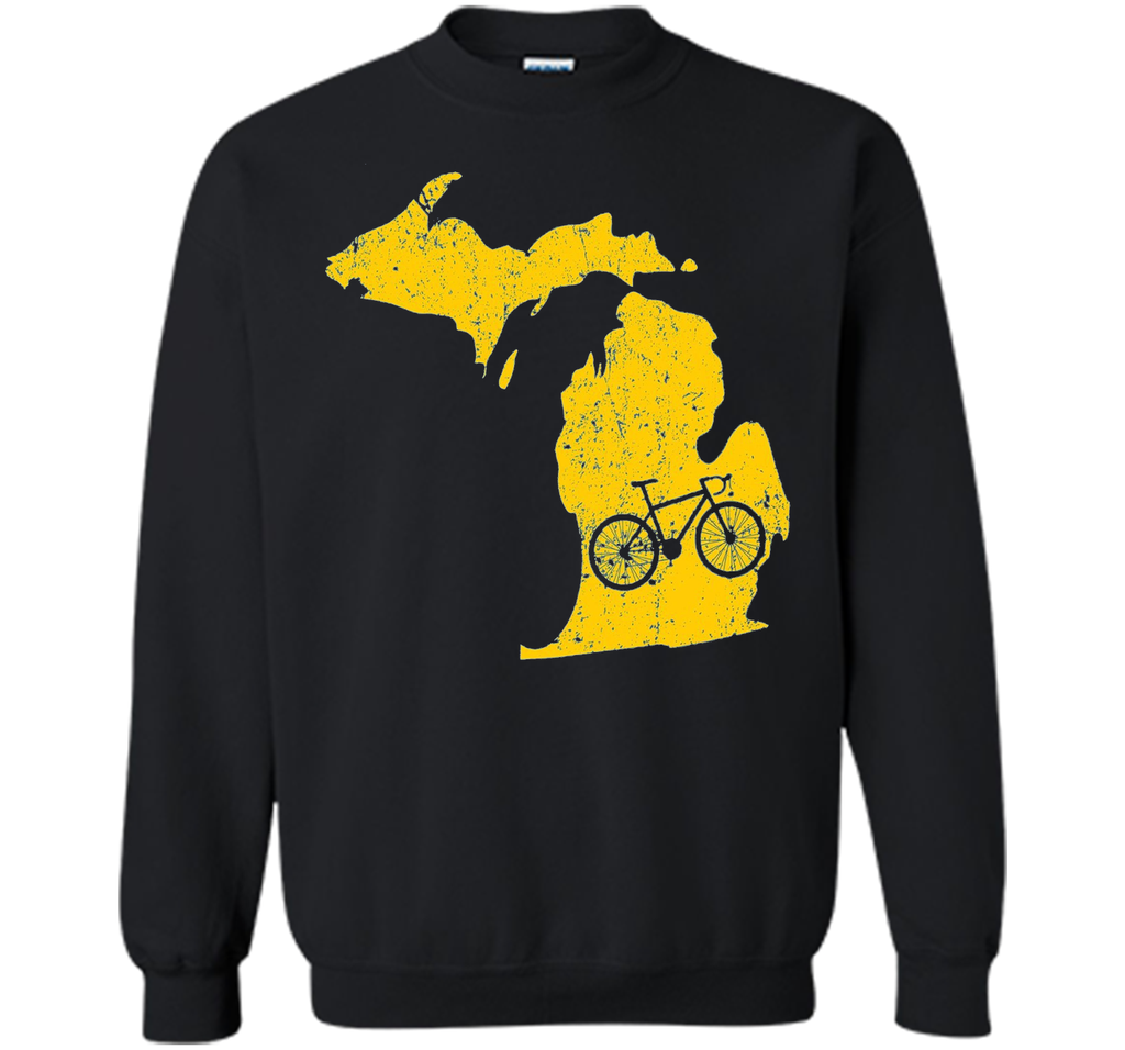 Michigan Home State Bike | Ann Arbor | Cycling Gift & Shirt
