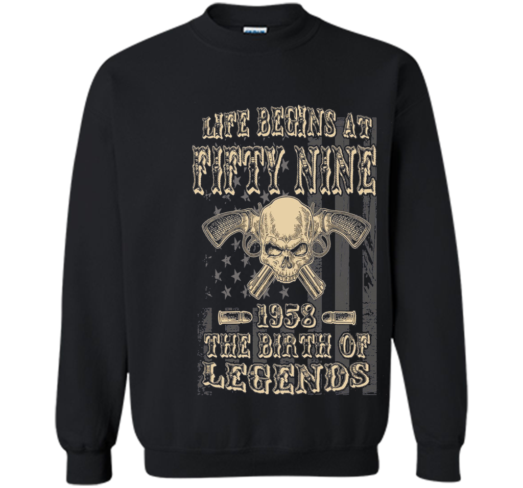 Life Begins At Fifty Nine 1958 The Birth Of Legends cool shirt