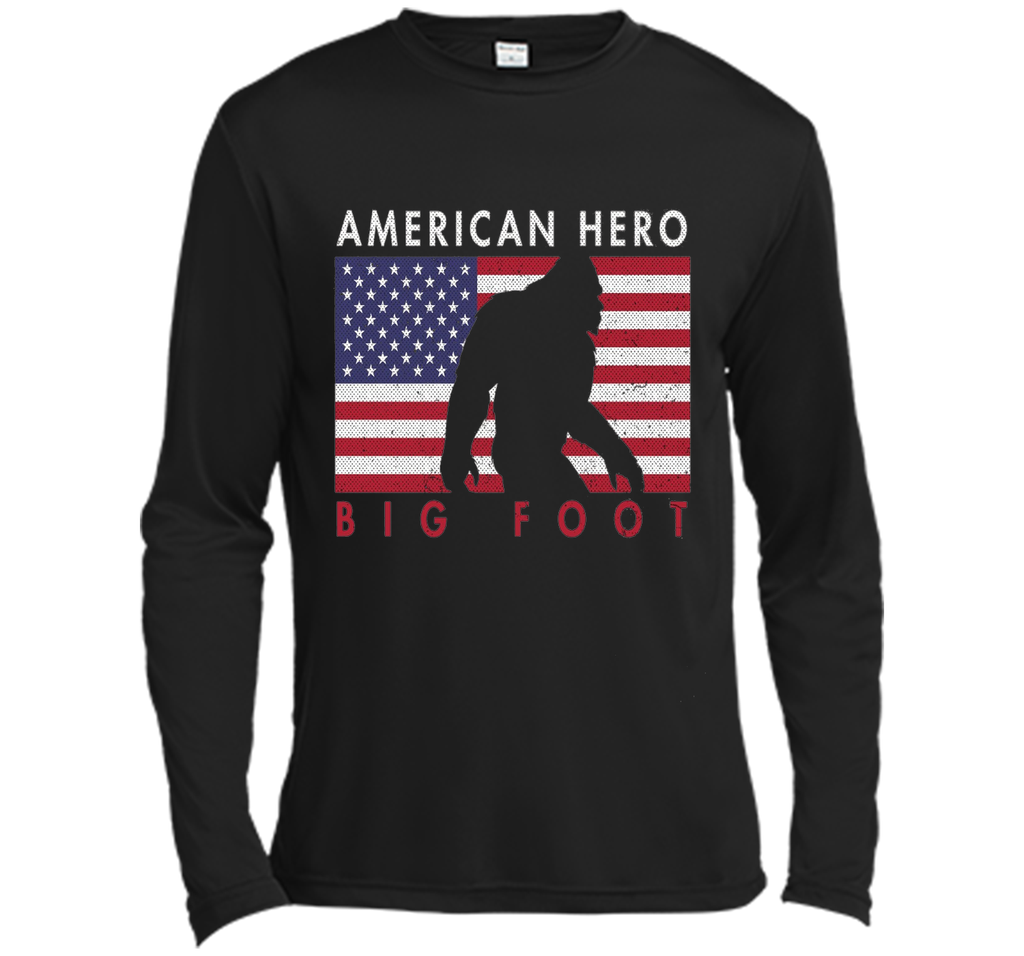 Distressed Style 4th of July American Sasquatch Tshirt