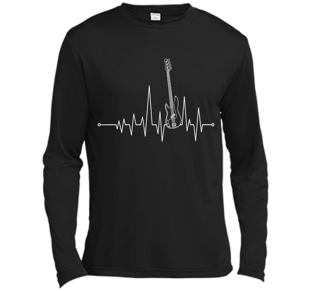 Guitar Heartbeat - Bass Guitar T shirt