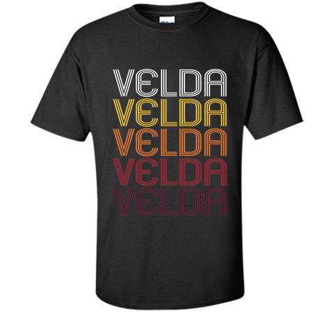 Velda Retro Wordmark Pattern - Vintage Style T-shirt