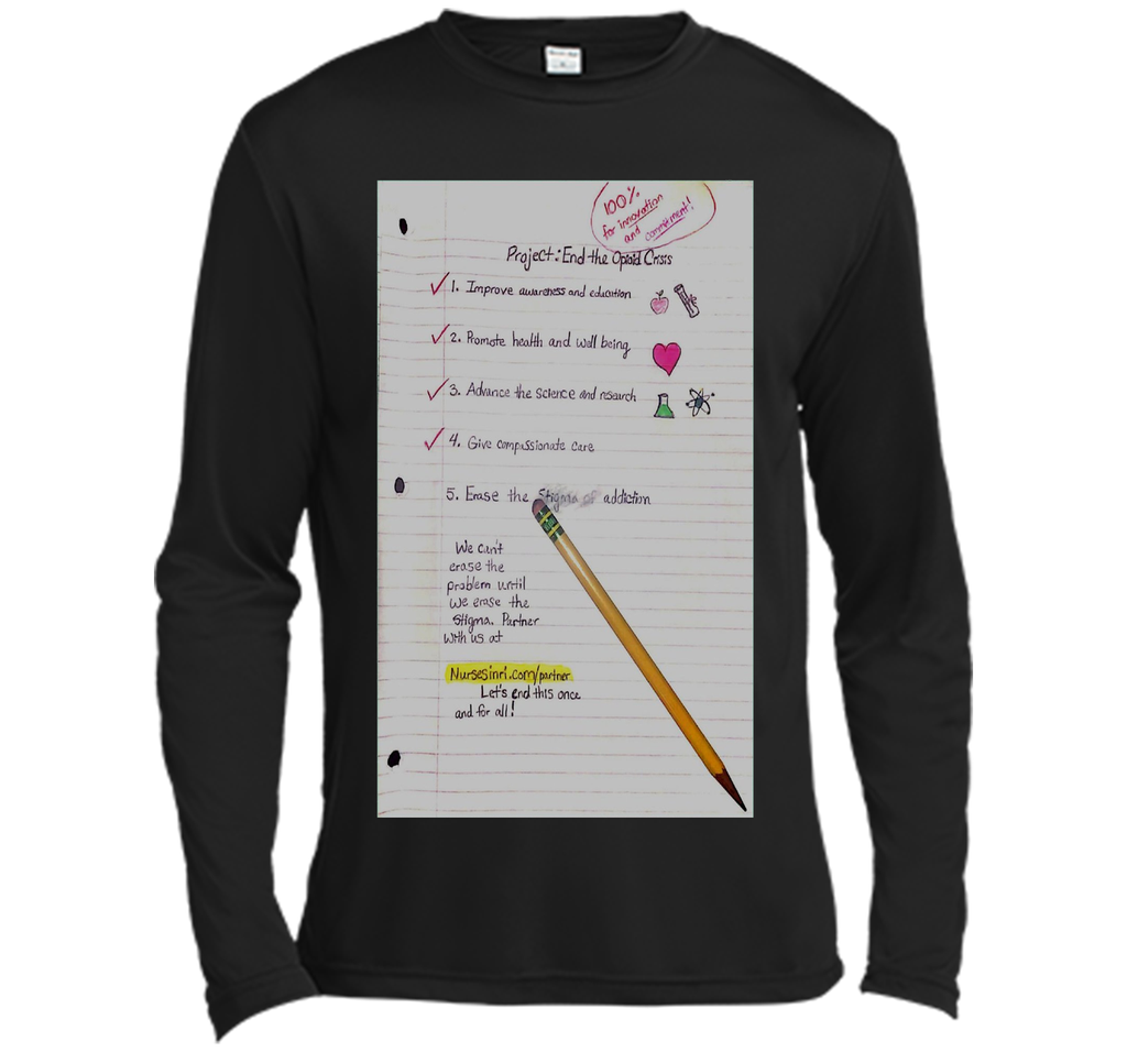 Erase the Stigma motivational tshirt