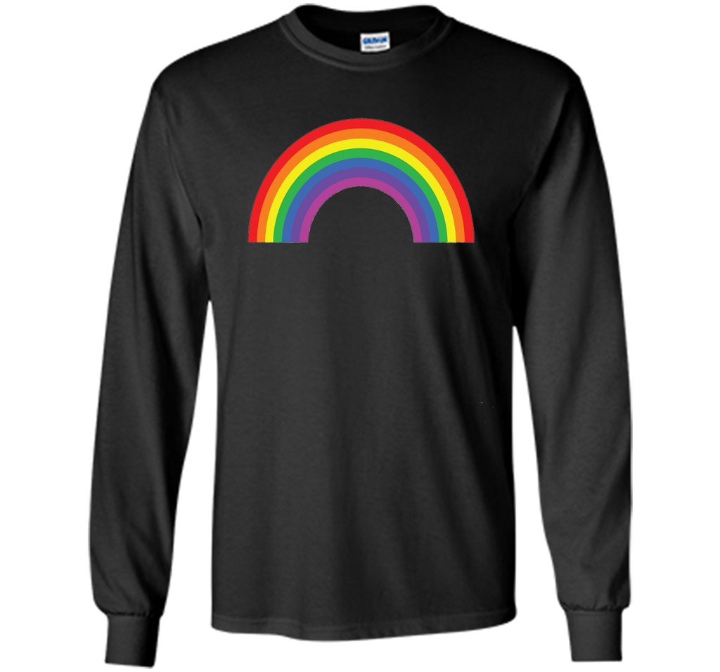 Rainbow Shirt ~  Plain 80s Inspired Graphic Tee