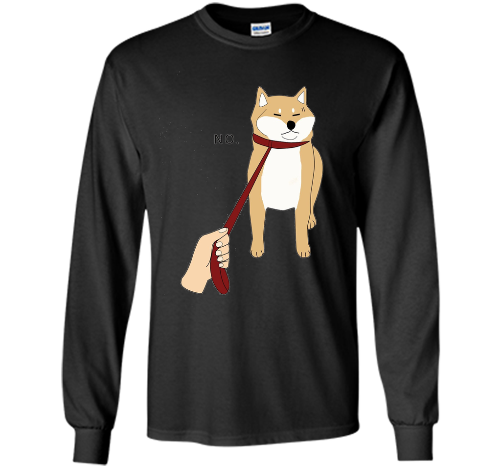 Cute Shiba Inu Shirt Nope - Doge Meme T-shirt W