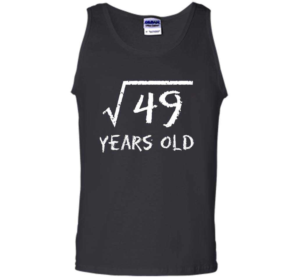 Square Root of 49: 7th Birthday 7 Years Old T-Shirt