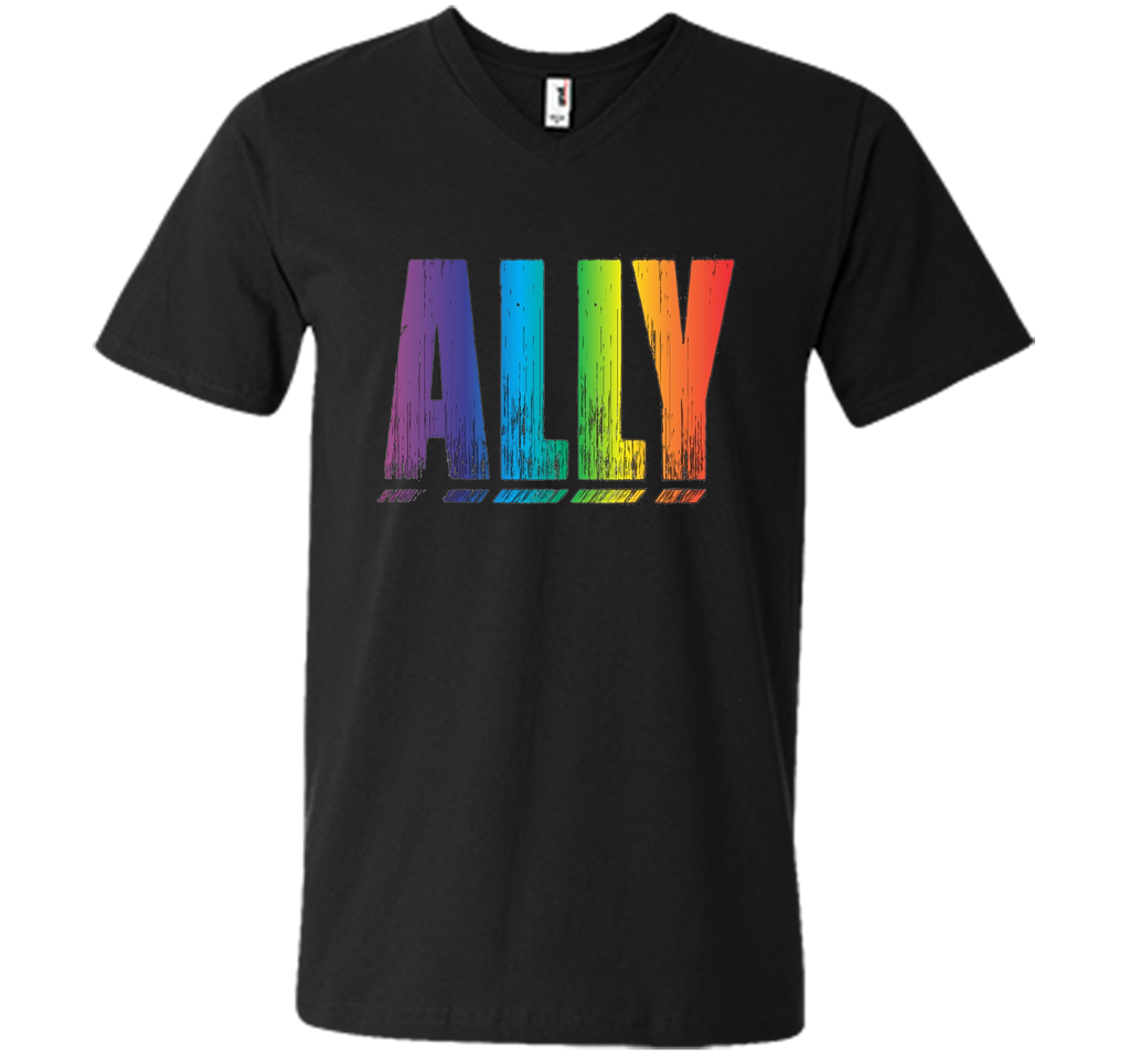 Proud LGBT Ally Rainbow Gay Pride Support T-Shirt