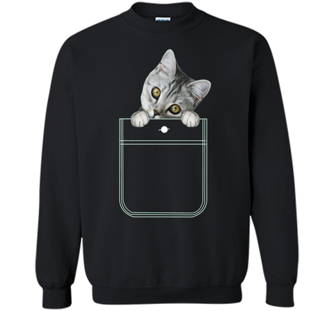 Adorable Cat Shirt, Kitty in My Pocket Tee by Zany Brainy