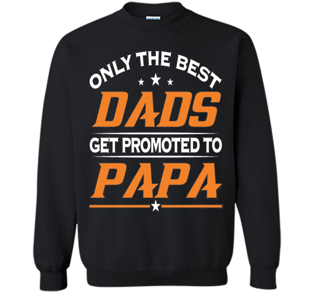 Men's Only Best Dads Get Promoted To Papa Tshirt Father's Day Gift