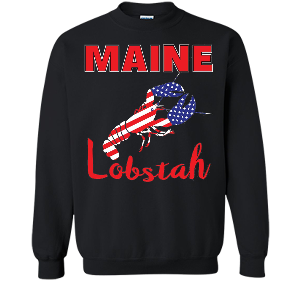 Maine American Lobstah, Lobster 4th of July Tshirt
