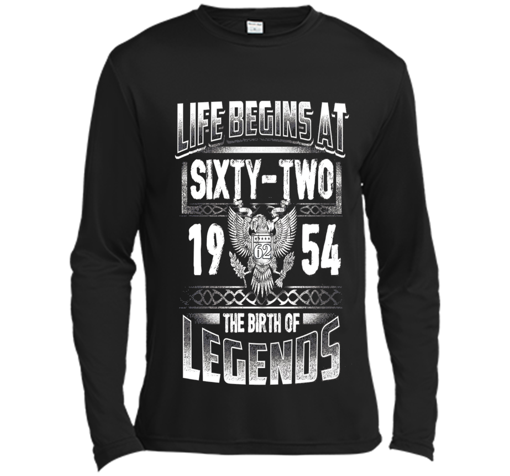 Life Begins At 62 - 1954 The Birth Of Legend T-Shirts Gifts