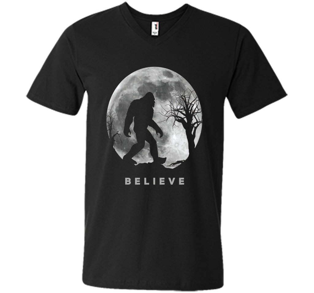 Bigfoot T-shirt Bigfoot Sasquatch Full moon Yeti Funny Shirt