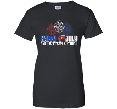 Happy 4th July T-Shirt It's My Birthday