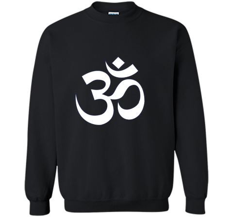 White Ohm Om Symbol Yoga Namaste T-Shirt