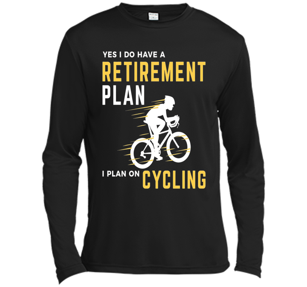 Retirement Plan Funny Bicycle Cycling Humor Graphic T-Shirt