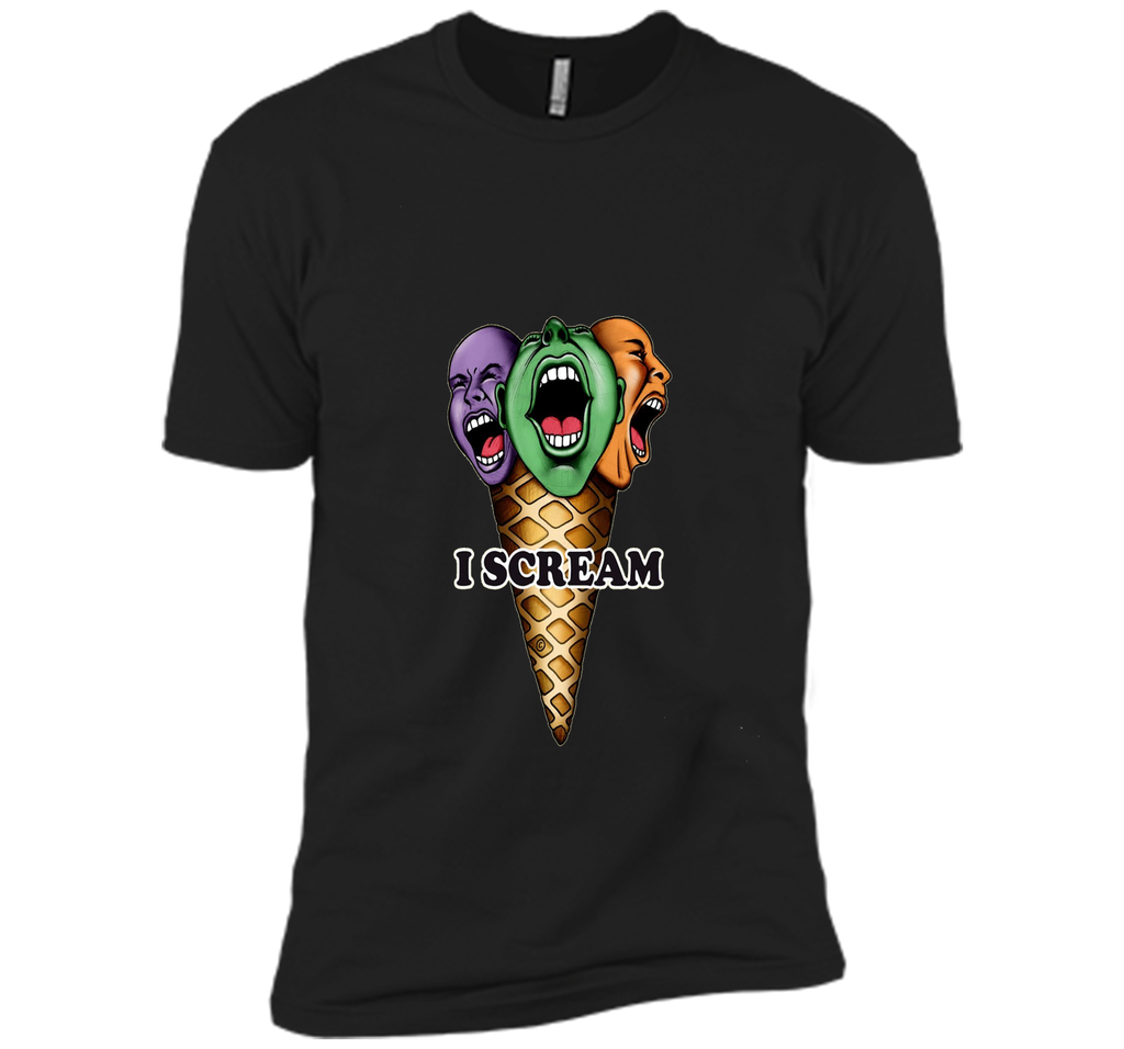 Mens TalArtee screaming icecream Illustration T-Shirt (Men)