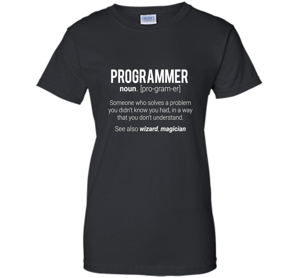 Funny Programmer Meaning T-Shirt - Programmer Noun Defintion