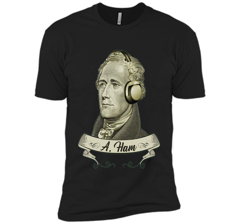 Hamilton Listening to Music T-shirt - Funny Headphones Tee