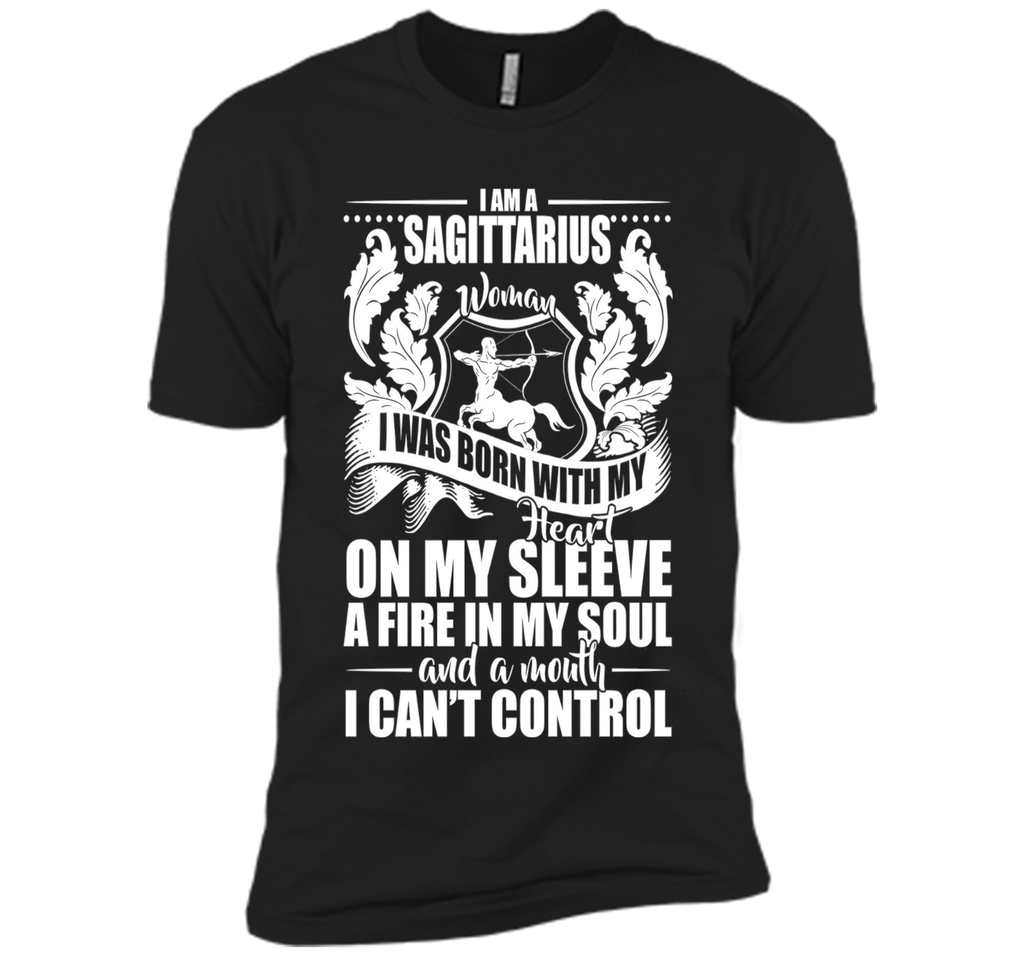 I'm A Sagittarius Woman With My Heart On My Sleeve T-shirt