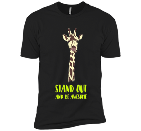 Giraffe stand out funny humor nerd geek hipster T-shirt