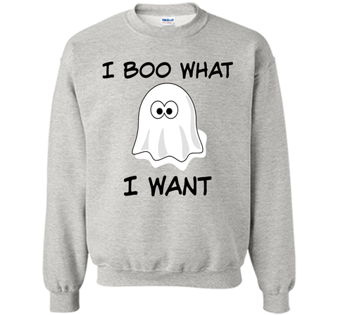 Funny Halloween T Shirt, ghost pun, I BOO What I want shirt